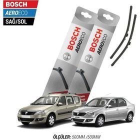 Bosch Aeroeco Dacia Logan 2004-2015 Aralık Model Muz Silecek Takımı