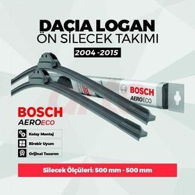 Bosch Aeroeco Dacia Logan 2004-2015 Ön Silecek Takımı