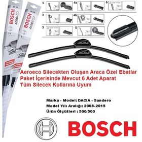 Bosch Aeroeco Dacia Sandero 2008-2015 Muz Silecek Takımı