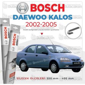 Bosch Aeroeco Daewoo Kalos 2002-2005 Siyah Muz Silecek Takımı