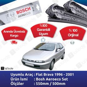 Bosch Aeroeco Fiat Brava 1996-2001 Muz Silecek Takımı