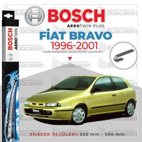 Bosch Aeroeco Fiat Bravo 1996-2001 Ön Muz Silecek Takımı