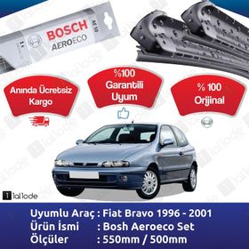 Bosch Aeroeco Fiat Bravo 1996-2001 Silecek Takımı