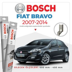 Bosch Aeroeco Fiat Bravo 2007-2014 Ön Muz Silecek Takımı