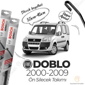 Bosch Aeroeco Fiat Doblo 2000-2009 Muz Silecek Takımı