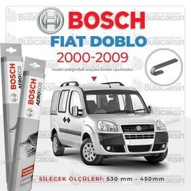 Bosch Aeroeco Fiat Doblo 2000-2009 Ön Muz Silecek Takımı
