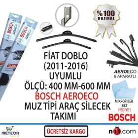 Bosch Aeroeco Fiat Doblo 2011-2014 Muz Silecek Takımı