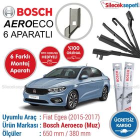 Bosch Aeroeco Fiat Egea 2015-2017 Muz Silecek Takımı