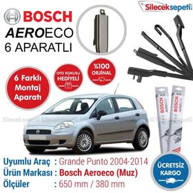 Bosch Aeroeco Fiat Grande Punto 2005-2014 Muz Silecek Takımı