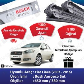 Bosch Aeroeco Fiat Linea 2007 2016 Muz Silecek Takımı