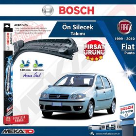 Bosch Aeroeco Fiat Punto 1999-2010 Ön Silecek Takımı