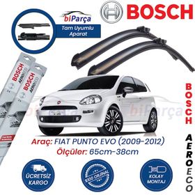Bosch Aeroeco Fiat Punto Evo 2009-2012 Muz Silecek Takımı