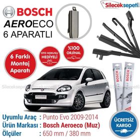 Bosch Aeroeco Fiat Punto Evo 2009-2014 Muz Silecek