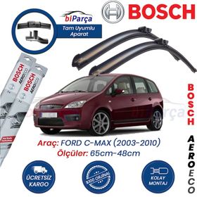 Bosch Aeroeco Ford c-Max 2003-2010 Ön Muz Silecek Takımı