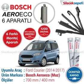 Bosch Aeroeco Ford Courier 2014-2017 Muz Silecek Takımı