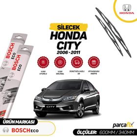 Bosch Aeroeco Honda City 2006-2011 Muz Silecek Takımı