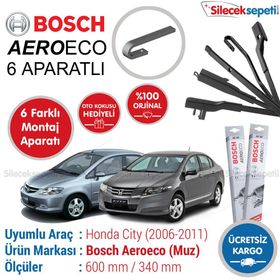 Bosch Aeroeco Honda City 2006-2011 Muz Silecek