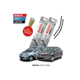 Bosch Aeroeco Honda City 2006-2011 Silecek Takımı