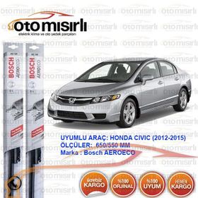 Bosch Aeroeco Honda Civic 2012-2015 Silecek Takımı