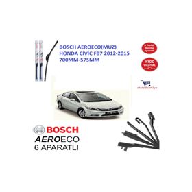 Bosch Aeroeco Honda Civic 2012-2015 Silecek Takımı