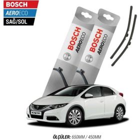 Bosch Aeroeco Honda Civic HB 2013 Model Muz Silecek Takımı