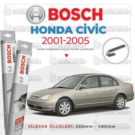 Bosch Aeroeco Honda Civic Sedan 2001-2005 Muz Silecek Takımı