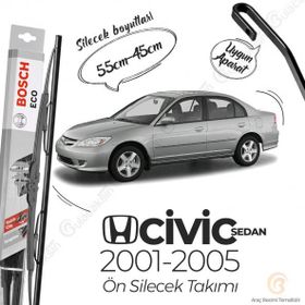 Bosch Aeroeco Honda Civic Sedan 2001-2005 Silecek Takımı