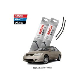 Bosch Aeroeco Honda Civic Sedan 2001 Model Muz Silecek Takımı