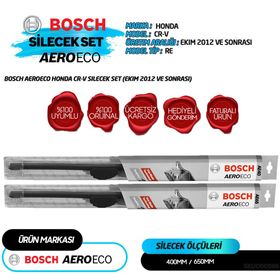 Bosch Aeroeco Honda CR-V 2007 2017 Muz Silecek Takımı