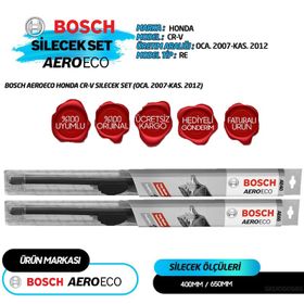 Bosch Aeroeco Honda CR-V 2007 2017 Muz Silecek Takımı