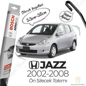 Bosch Aeroeco Honda Jazz 2002-2008 Siyah Muz Silecek Takımı