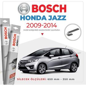 Bosch Aeroeco Honda Jazz 2009-2014 Siyah Muz Silecek Takımı