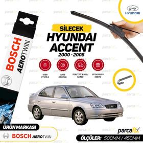 Bosch Aeroeco Hyundai Accent 2000-2005 Muz Silecek Takımı