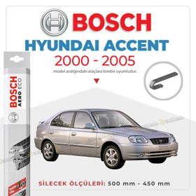 Bosch Aeroeco Hyundai Accent 2000 2005 Silecek Takımı