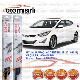 Bosch Aeroeco Hyundai Accent BLUE 2011-2017 Silecek Takımı