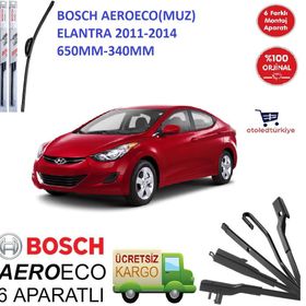 Bosch Aeroeco Hyundai Elantra 2011-2014 Muz Muz Silecek Takımı