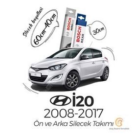Bosch Aeroeco Hyundai i20 2008-2014 Muz Muz Silecek Takımı