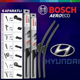 Bosch Aeroeco Hyundai i20 2015-2017 Muz Silecek Takımı