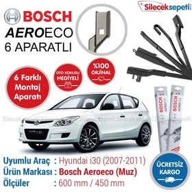Bosch Aeroeco Hyundai i30 2007-2011 Muz Silecek Takımı