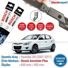 Bosch Aeroeco Hyundai i30 HB 2007-2011 Muz Silecek Takımı