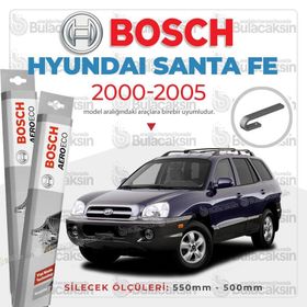 Bosch Aeroeco Hyundai Santa Fe 2000-2005 Muz Muz Silecek Takımı