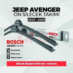 Bosch Aeroeco Jeep Avenger 2033-2025 Ön Silecek Takımı