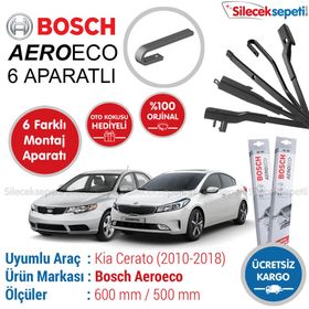 Bosch Aeroeco Kia Cerato 2010-2018 Silecek Takımı