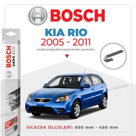Bosch Aeroeco Kia Rio 2005-2011 Muz Silecek Takımı