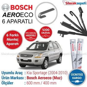 Bosch Aeroeco Kia Sportage 2004-2010 Muz Silecek