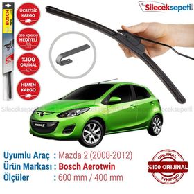 Bosch Aeroeco Mazda 2 2008-2012 Muz Silecek Takımı