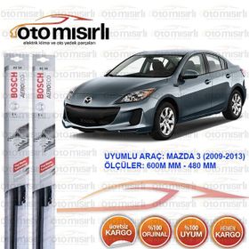 Bosch Aeroeco Mazda 3 HB 2009-2013 Muz Silecek Takımı