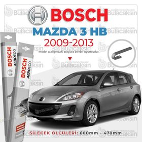 Bosch Aeroeco Mazda 3 HB 2009-2013 Ön Muz Silecek Takımı
