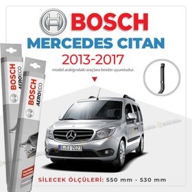 Bosch Aeroeco Mercedes Citan 2013-2017 Muz Silecek Takımı