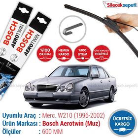 Bosch Aeroeco Mercedes E W210 1996-2002 Ön Muz Silecek Takımı